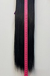 8 Adet Siyah 60 cm Kampanyalı ÇıtÇıt Saç Takımı - 4