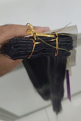 8 Adet Siyah 60 cm Kampanyalı ÇıtÇıt Saç Takımı - 2