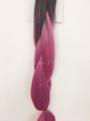 Afrika Örgüsü Zenci Kaynak Pembe Saç - 3