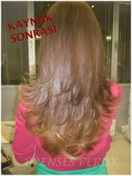 Doğal Kumral Boyasız Saç Boncuklu Saç Kaynak - 3