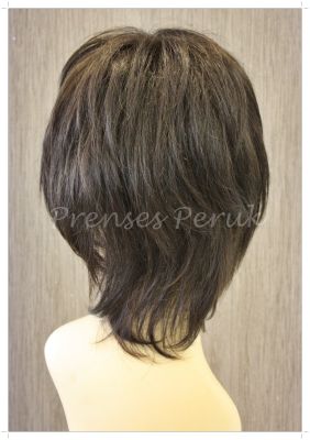 Doğal Saç Peruk Kısa Model - 5