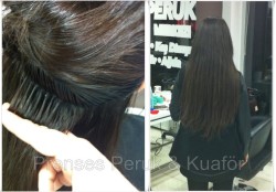 Doğal Saç İtalyan Keratin Kaynak UYgulaması