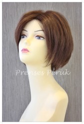 Gerçek Saç Peruk Kısa Boy Katlı Model - 5