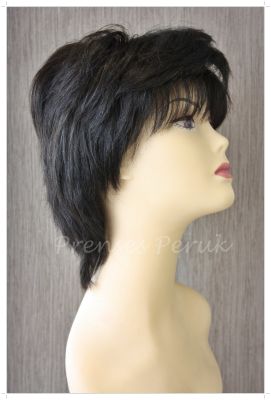 Gerçek Saç Peruk Kısa Model - 3