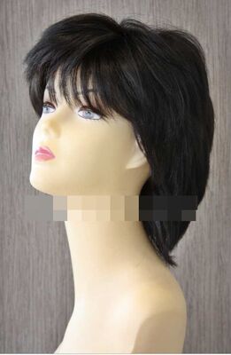 Gerçek Saç Peruk Kısa Model - 5