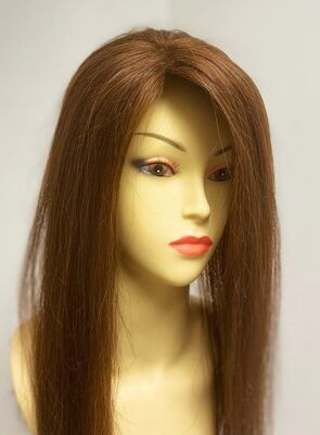 Karamel Renk Gür Model Deri Tepelikli Gerçek Saç Kahkül - 2