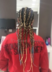 Kendi Saçına Renkli Afro Kaynak Uygulaması - 2