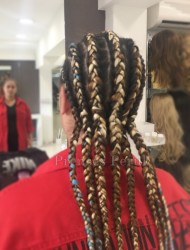 Kendi Saçına Renkli Afro Kaynak Uygulaması - 4