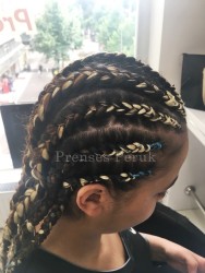 Kendi Saçına Renkli Afro Kaynak Uygulaması - 6