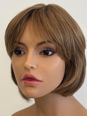 Kısa Katlı Gerçek Saç Medikal Peruk Modeli - 6