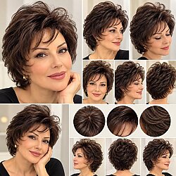 Kısa Model Mikro Light Gerçek Saç Peruk
