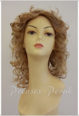 Kıvırcık Sentetik Orta Boy Peruk - 3