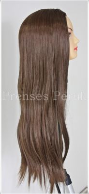 Kuaför Çalışma Mankeni Kumral 65 cm - 2