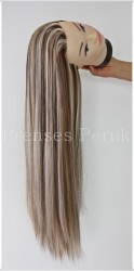 Kuaför Çalışma Mankeni Platin Röfleli VİDEOLU - 65 cm