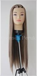 Kuaför Çalışma Mankeni Platin Röfleli VİDEOLU - 65 cm - 2