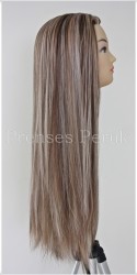 Kuaför Çalışma Mankeni Platin Röfleli VİDEOLU - 65 cm - 3