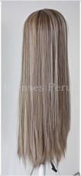 Kuaför Çalışma Mankeni Platin Röfleli VİDEOLU - 65 cm - 4