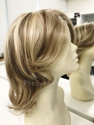 Küllü Sarı Röfleli Katlı Kesim Peruk - 3