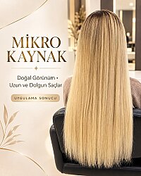 Mikro Kaynak Saç Uygulaması 250 Adet 60 cm