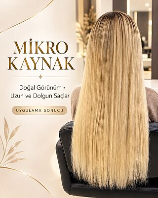 Mikro Kaynak Saç Uygulaması 250 Adet 60 cm - 1