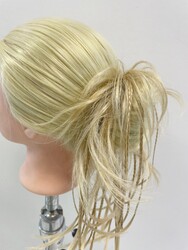 Örgülü Saç Lastikli Topuz Postiş Modeli - 5