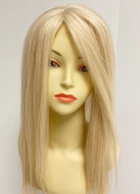 Sarı Renk Doğal Saç Gür Model Tepelik Takma Kahkül Saç - 3