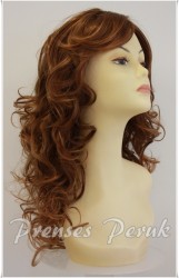 Sentetik Peruk Dalgalı Uzun Model - 4