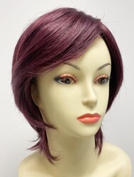 Viyole Renk Kısa Model Sentetik Peruk - 2