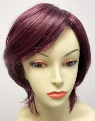 Viyole Renk Kısa Model Sentetik Peruk - 3