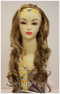 Yarım Sentetik Peruk Dalgalı Model - 1